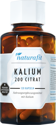 NATURAFIT Kalium 200 Citrat Kapseln - 120St
