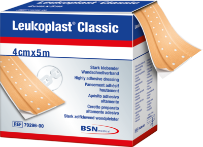 LEUKOPLAST Classic Pflaster 4 cmx5 m Rolle - 1St