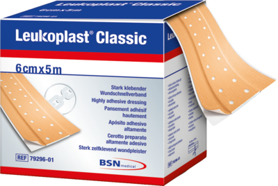 LEUKOPLAST Classic Pflaster 6 cmx5 m Rolle - 1St