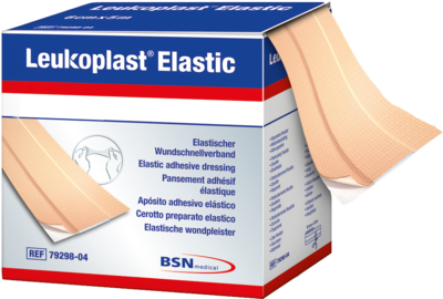 LEUKOPLAST Elastic Pflaster 8 cmx5 m Rolle - 1St