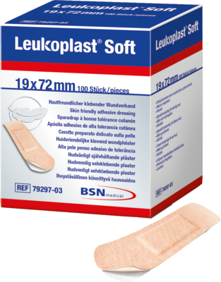 LEUKOPLAST soft Pflasterstrips 19x72 mm - 100St