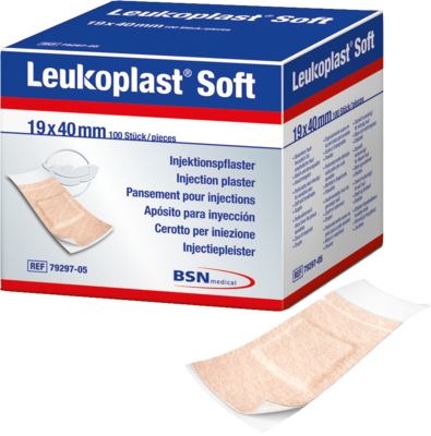 LEUKOPLAST soft Injektionspflaster Strips 19x40 mm - 100St