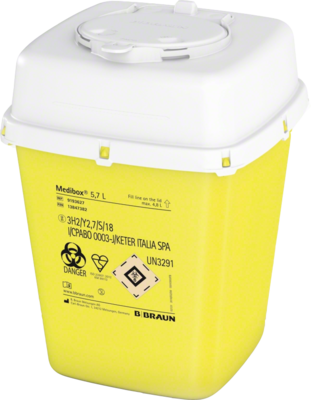 MEDIBOX Entsorgungsbehälter 5,7 l - 1St