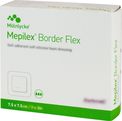 MEPILEX Border Flex Schaumverb.haft.7,5x7,5 cm - 10St