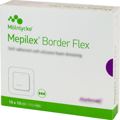 MEPILEX Border Flex Schaumverb.haft.10x10 cm - 10St