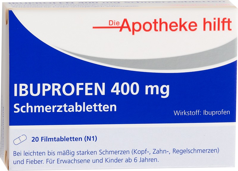 IBUPROFEN 400 mg Die Apotheke hilft Filmtabletten