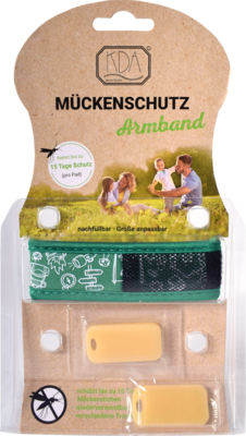 MÜCKENSCHUTZ Armband grün KDA - 1St