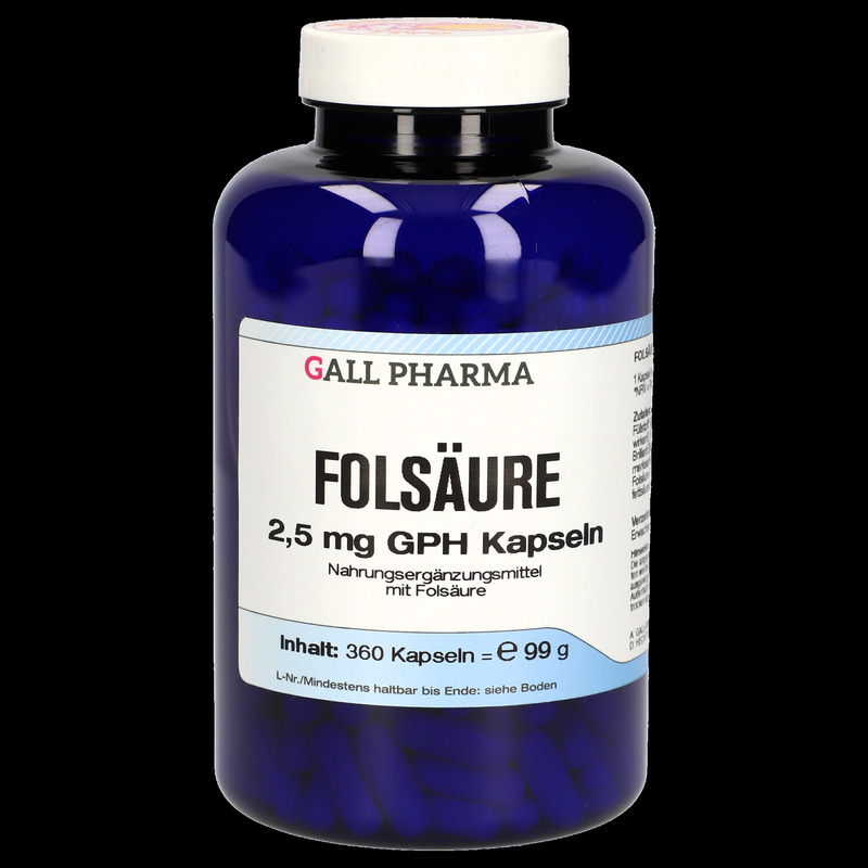 FOLSÄURE 2,5 mg GPH Kapseln