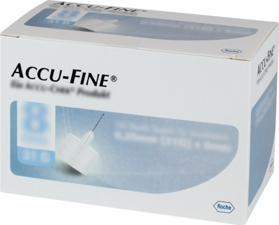 ACCU FINE sterile Nadeln f.Insulinpens 8 mm 31 G - 100St