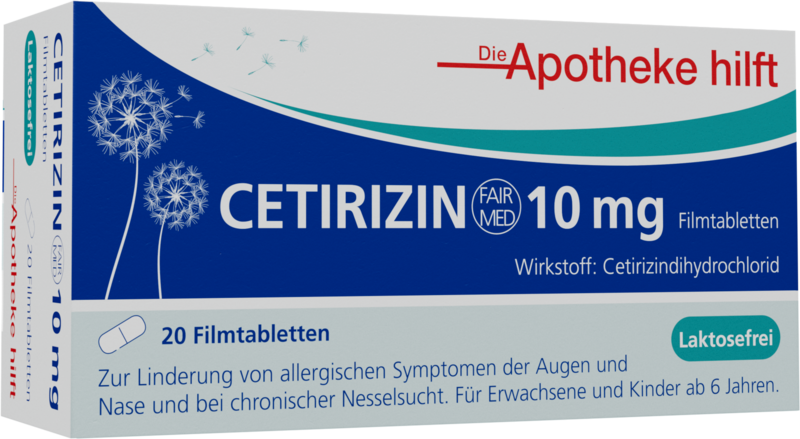 CETIRIZIN Fair-Med Healthcare 10 mg Filmtabletten