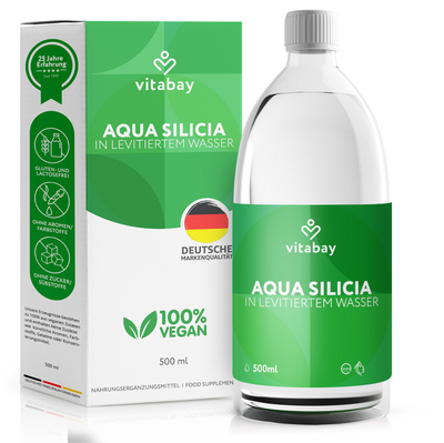 AQUA SILICA Kolloidales Silizium vegan - 500ml - Mineral- & Vitalstoffe
