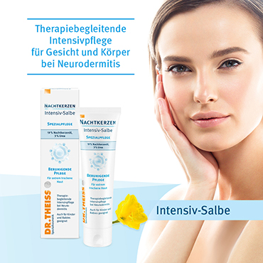 Therapiebegleitende Intensivpflege für Gesicht und Körper bei Neurodermitis