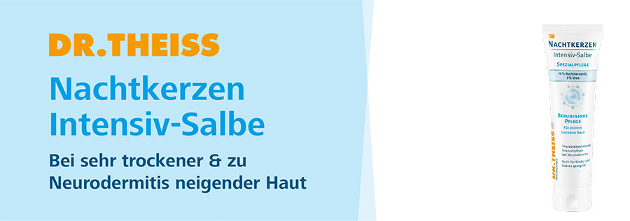 Dr. Theiss Nachtkerzen Intensiv-Salbe. Bei sehr trockener & zu Neurodermitis neigender Haut