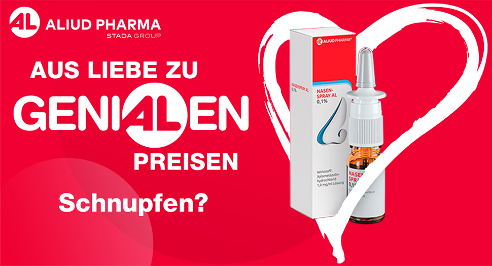 Aliud Pharma. Aus Liebe zu geniALen Preisen.