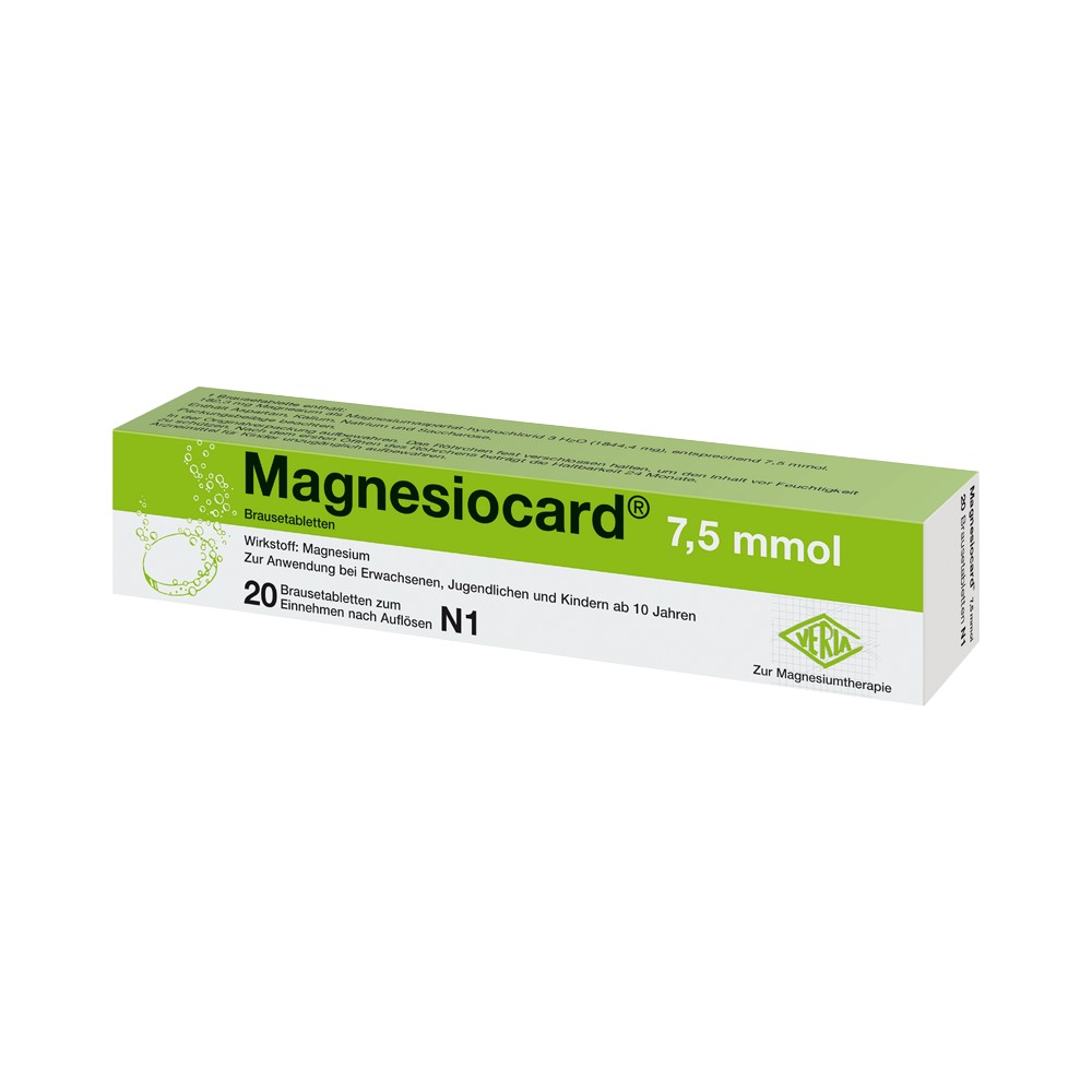 MAGNESIOCARD 7,5 mmol Brausetabletten