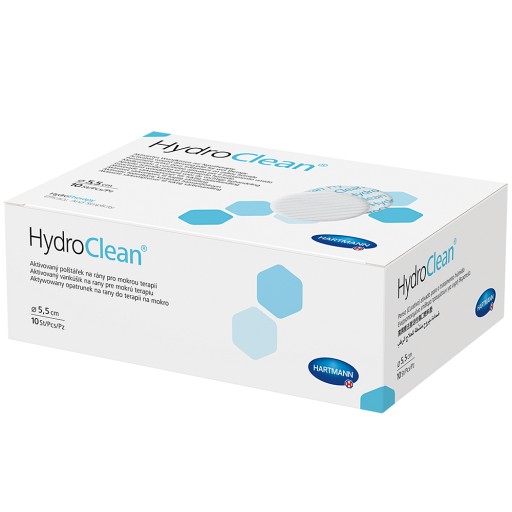 HYDROCLEAN Kompressen 5,5 cm rund steril - 10St