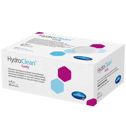 HYDROCLEAN cavity Kompressen 4 cm rund steril - 10St