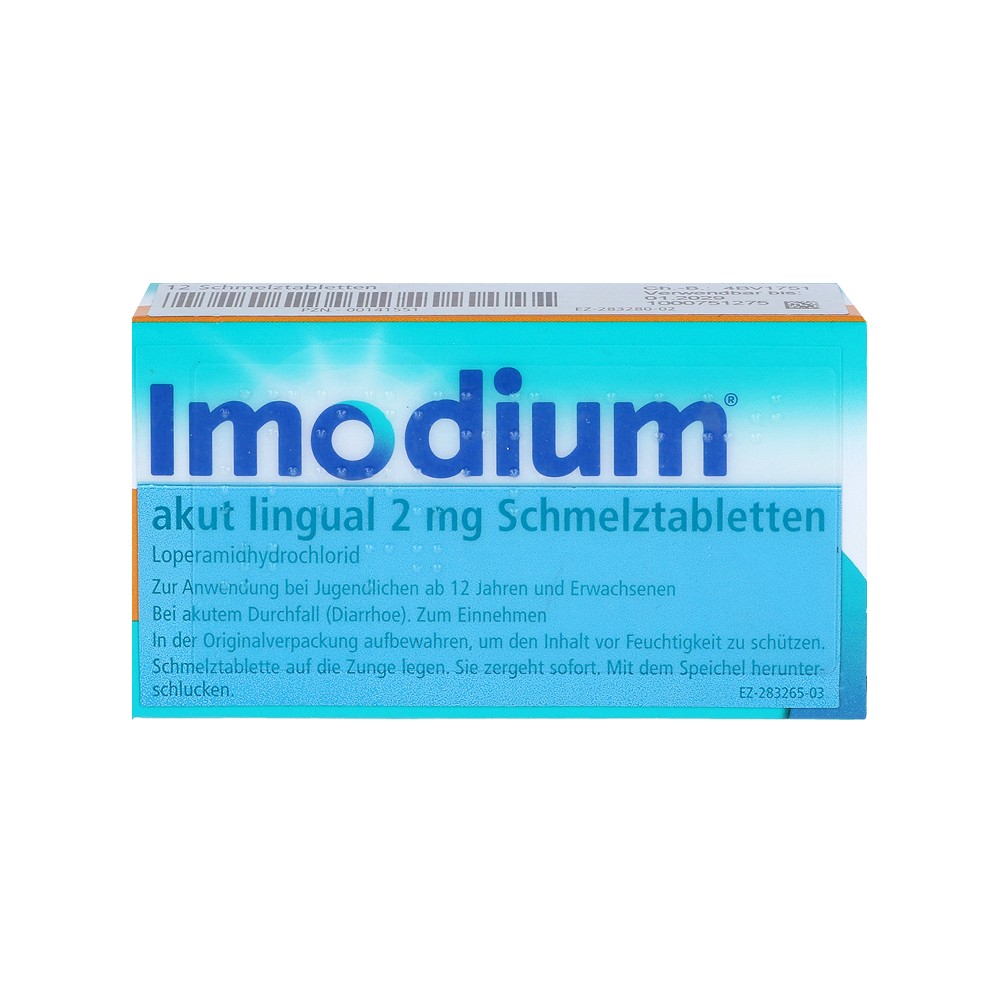 IMODIUM akut lingual Schmelztabletten