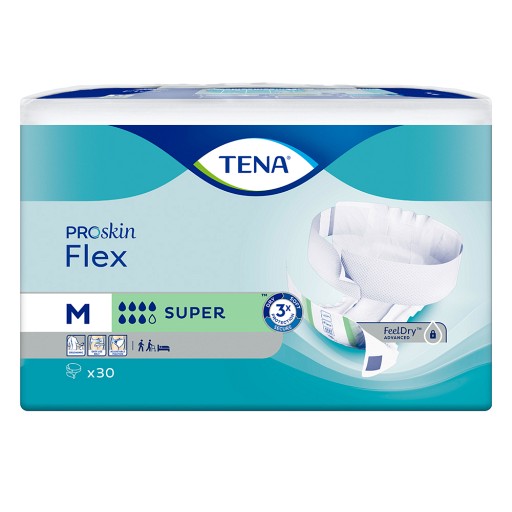 TENA FLEX super M - 3X30St - Einlagen & Netzhosen