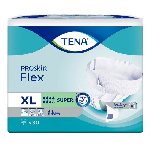 TENA FLEX super XL - 3X30St - Einlagen & Netzhosen