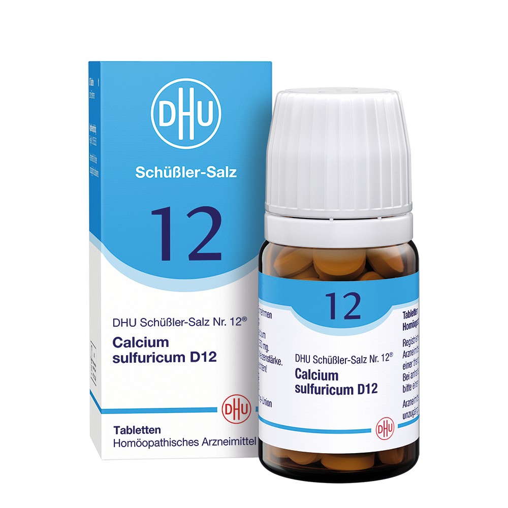 BIOCHEMIE DHU 12 Calcium sulfuricum D 12 Tabletten - 80St - DHU Nr. 11 & 12