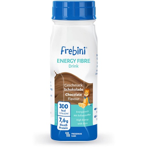 FREBINI Energy Fibre Drink Schokolade Trinkfl. - 6X4X200ml - Babynahrung