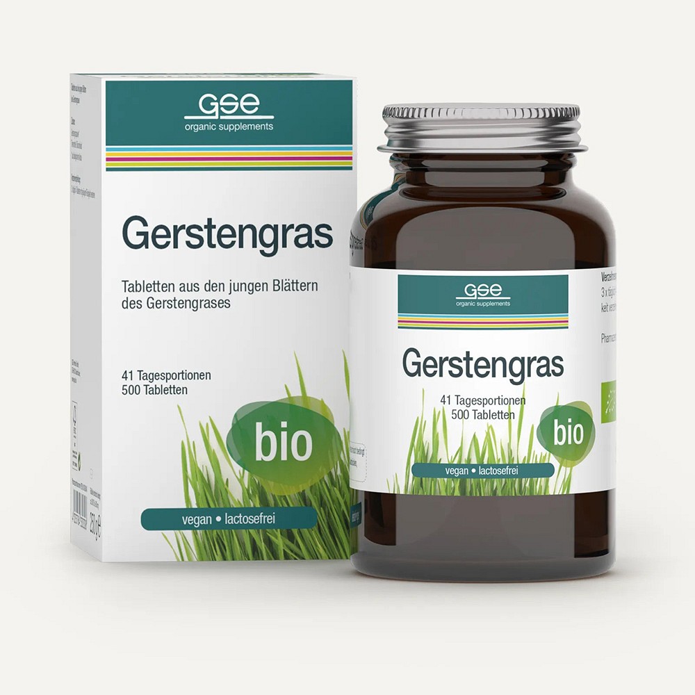 GSE Gerstengras 500mg kontrolliert biologisch Tab. - 500St