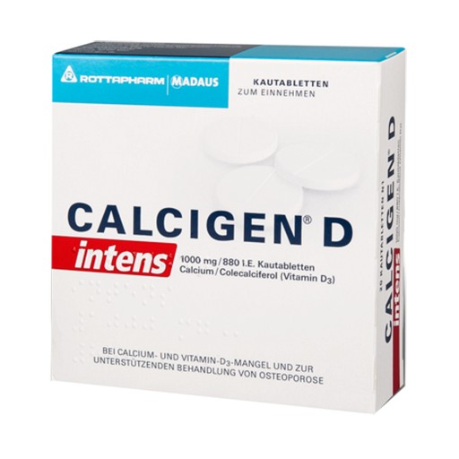 CALCIGEN D intens 1000 mg/880 I.E. Kautabletten