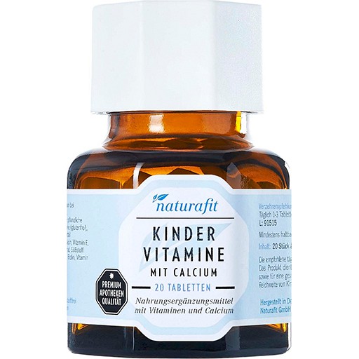NATURAFIT Kindervitamine m.Calcium Lutschtabletten