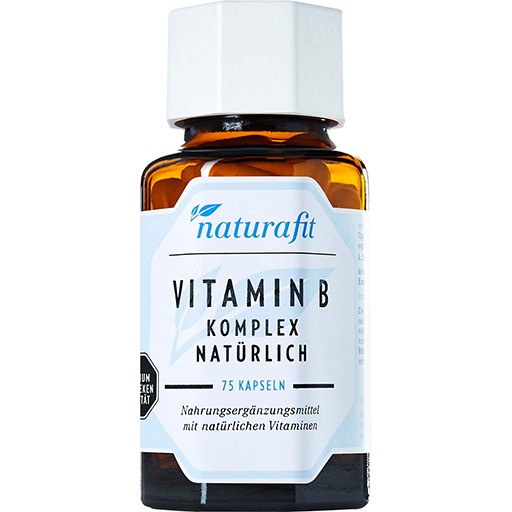 NATURAFIT Vitamin B Komplex natürlich Kapseln