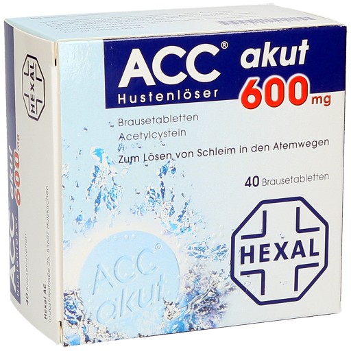 ACC akut 600 Brausetabletten - 40St - Haus- & Reiseapotheke