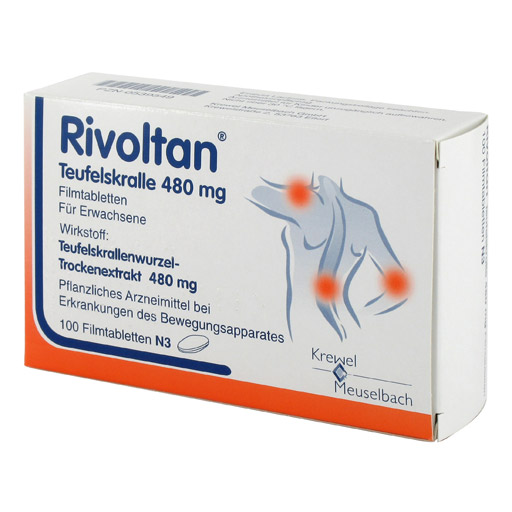 RIVOLTAN Teufelskralle 480 mg Filmtabletten