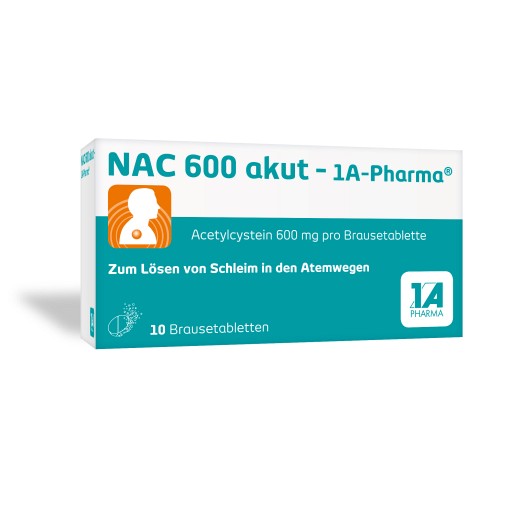 NAC 600 akut-1A Pharma Brausetabletten