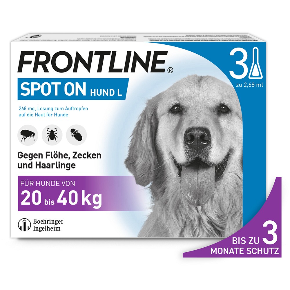 FRONTLINE Spot on H 40 Lösung f.Hunde