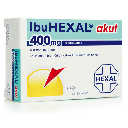 IBUHEXAL akut 400 Filmtabletten - 20St - Kopfschmerzen & Migräne
