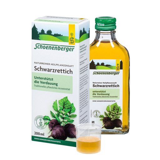 SCHWARZRETTICH Schoenenberger Heilpflanzensäfte