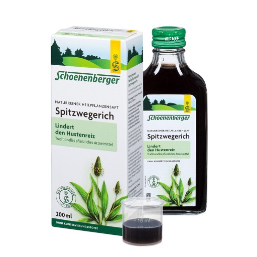 SPITZWEGERICHSAFT Schoenenberger