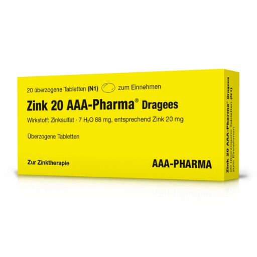 ZINK 20 AAA-Pharma Dragees