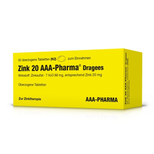 ZINK 20 AAA-Pharma Dragees