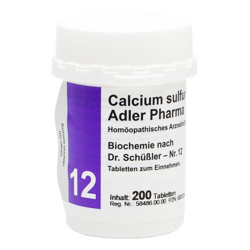 BIOCHEMIE Adler 12 Calcium sulfuricum D 6 Tabl.