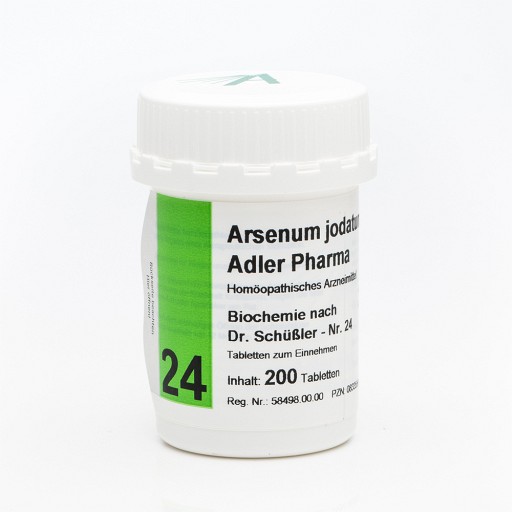 BIOCHEMIE Adler 24 Arsenum jodatum D 12 Tabletten