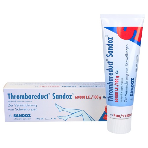 THROMBAREDUCT Sandoz 60.000 I.E. Gel