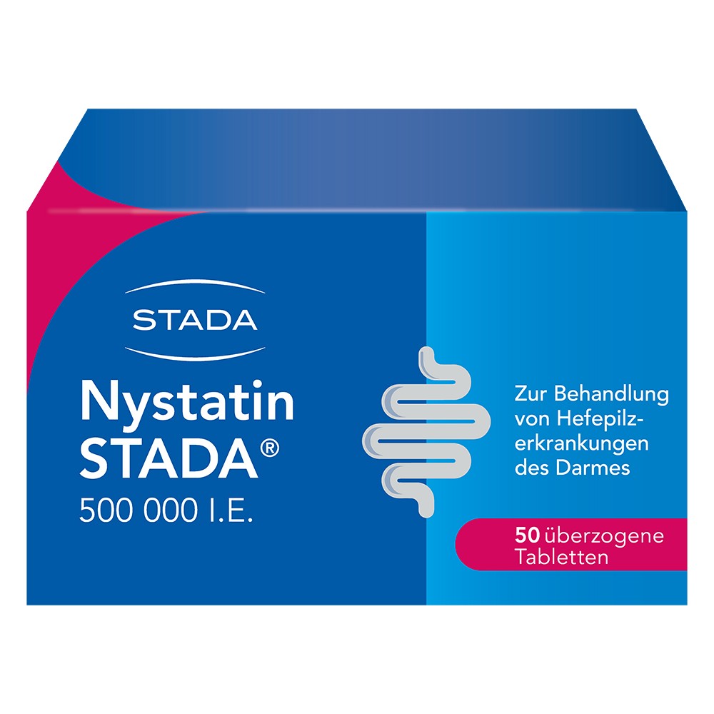 NYSTATIN STADA 500.000 I.E. überzogene Tab.