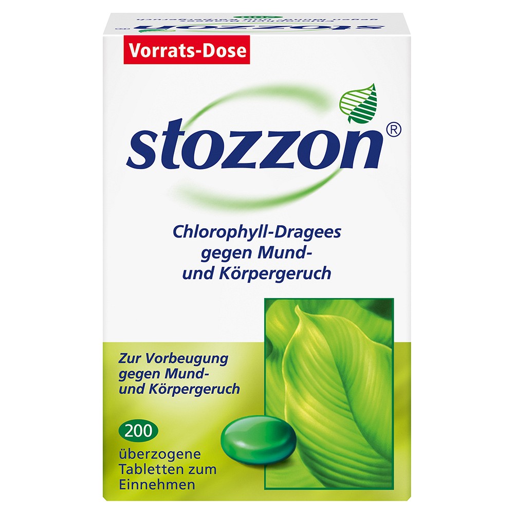 STOZZON Chlorophyll überzogene Tabletten