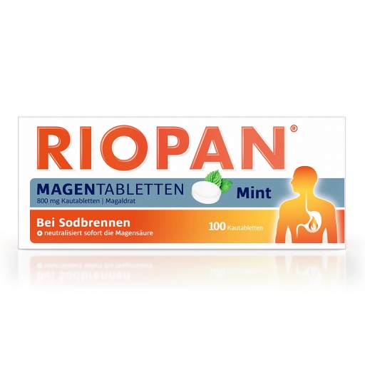 RIOPAN Magen Tabletten Mint 800 mg Kautabletten