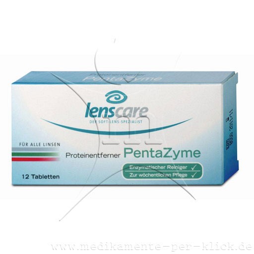 LENSCARE PentaZyme Proteinentferner Tabletten