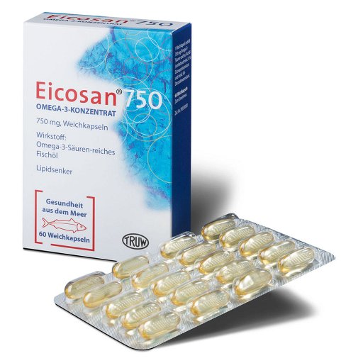 EICOSAN 750 Omega-3 Konzentrat Weichkapseln