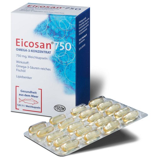 EICOSAN 750 Omega-3 Konzentrat Weichkapseln