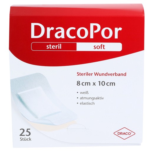 DRACOPOR Wundverband 8x10 cm steril
