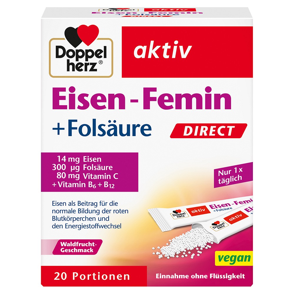 DOPPELHERZ Eisen-Femin DIRECT Pellets